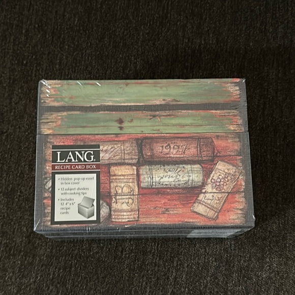 LANG Recipe Box and Cards Chateau d'Ennis Artwork by Susan Winget - Picture 1 of 4